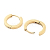 Ion Plating(IP) Frosted 304 Stainless Steel Huggie Hoop Earrings for Women EJEW-C096-31B-G-3