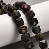 Natural Dragon Blood Beads Strands G-H078-C29-01-2