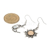 Alloy Resin Dangle Earrings EJEW-JE06370-03-4
