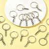 50Pcs Iron Keychain Ring IFIN-FS0001-56-8