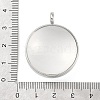 304 Stainless Stee Locket Pendants STAS-S132-15P-02-3