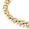 Ion Plating(IP) 304 Stainless Steel Panther Chain Bracelets for Women Men BJEW-H613-02G-2