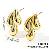 Geometric Shiny Plastic Stud Earrings FD4896-1-1