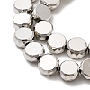 Electroplate Glass Beads Strands EGLA-F166-04C-P-3