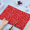 Red Cotton Fabric DIY-WH0750-293A-3