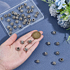 72Pcs 12 Styles Tibetan Style Alloy European Beads FIND-PH0060-22AS-3