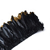 Golden Plated Goose Feather Cloth Strand Costume Accessories FIND-T014-01F-2