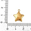 304 Stainless Steel Pave Synthetic Shell Pendants STAS-P402-03B-G-3