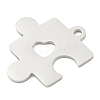Non-Tarnish 304 Stainless Steel Pendants LS-STAS-B056-19P-2