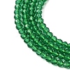 Transparent Glass Beads Strands GLAA-C019-01B-05-4