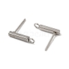 Non-Tarnish 304 Stainless Steel Stud Earring Finding STAS-C080-06A-P-2