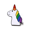 Rainbow Pride Unicorn Enamel Pin JEWB-F016-24EB-1