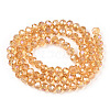 Electroplate Glass Beads Strands EGLA-A034-T6mm-B23-2