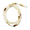 Natural Green Banded Calcite(Afghan Jade) Beads Strands G-L624-G11-12x5mm-3