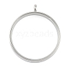 304 Stainless Stee Locket Pendants STAS-S132-16P-06-1