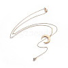 Brass Pendant Necklaces NJEW-JN02386-2