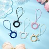 Handmade Woven Nylon Cat Pendant Decorations HJEW-JM02668-2