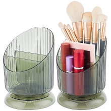 Transparent Plastic Makeup Brush Storage Organizer AJEW-WH0332-33A