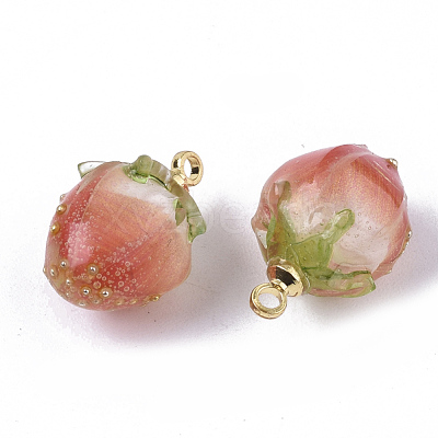 Handmade Flower Pendants X-KY-S163-103B-1