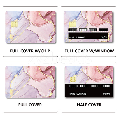 PVC Plastic Waterproof Card Stickers DIY-WH0432-063-1
