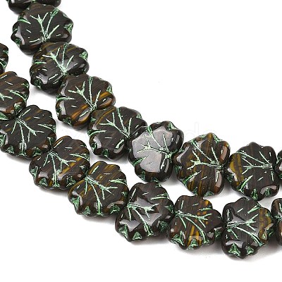 Czech Pressed Glass Beads GLAA-I061-51C-1