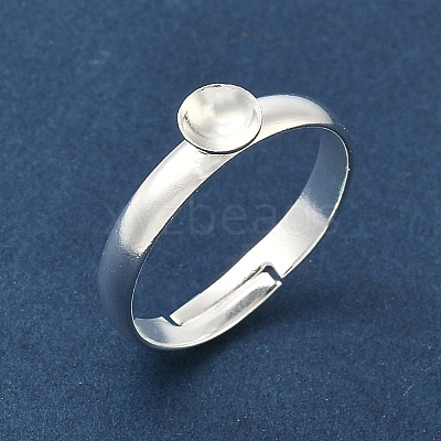Adjustable Brass Pad Ring Setting KK-K414-01B-S-1