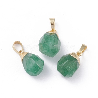 Natural Gemstone Pendants G-G845-07-1