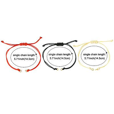 Braided Waxed Polyester Cord X1-AJEW-JB01153-03-1