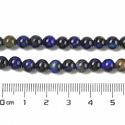 Grade AB Natural Tiger Eye Beads Strands G-B133-A02-6MM-01-1