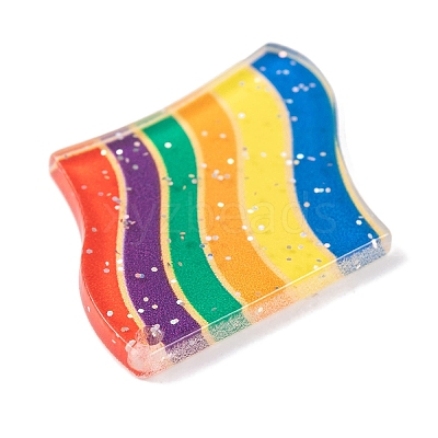 Rainbow Theme Acrylic Pendants MACR-U003-01G-1