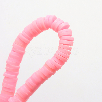 Handmade Polymer Clay Beads X-CLAY-R067-6.0mm-28-1