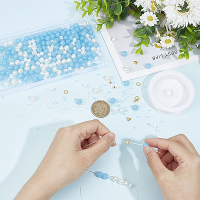 DIY Glow in the Dark Bracelet Necklace Making Kit DIY-NB0009-26-1