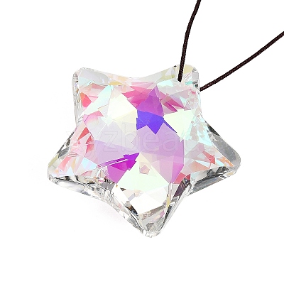 Star Glass Suncatchers HJEW-Z009-01A-02-1