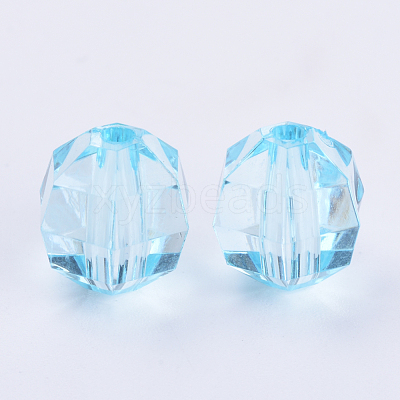 Transparent Acrylic Beads TACR-Q256-8mm-V38-1