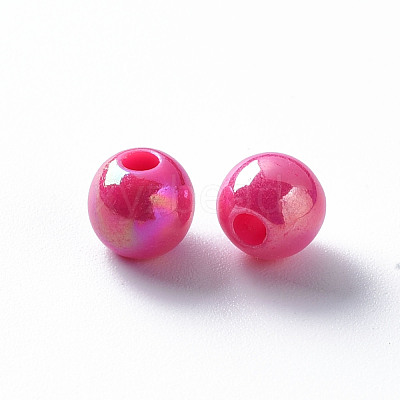 Opaque Acrylic Beads MACR-S370-D6mm-M2-1