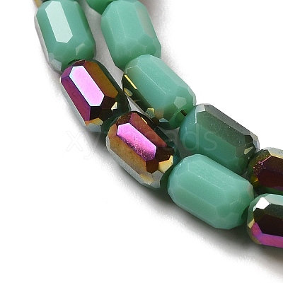 Electroplate Glass Beads Strands EGLA-D031-01-13-1