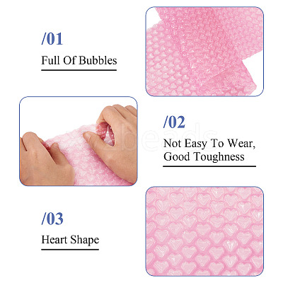 PE Heart Bubble Out Bags FIND-TAC0036-059D-1