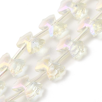 Electroplate Glass Beads EGLA-F163-01-FR01-1