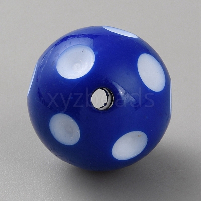 Acrylic Beads MACR-WH20003-02F-1