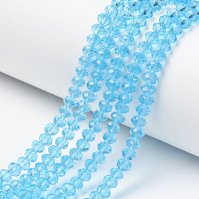 Glass Beads Strands EGLA-A034-T2mm-D08-1