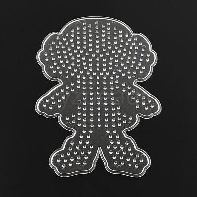 Girl ABC Plastic Pegboards used for 5x5mm DIY Fuse Beads DIY-Q009-42-1