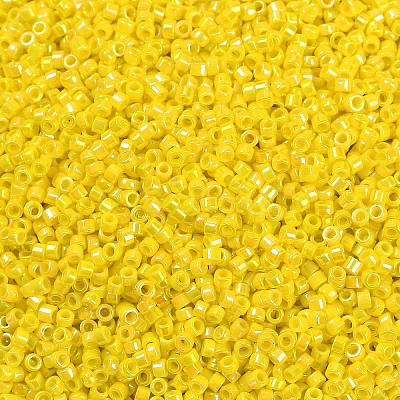 Opaque Colours Luster Glass Seed Beads SEED-H003-12C-1