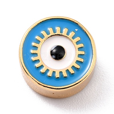 Real 18K Gold Plated Brass Beads KK-A155-30G-1