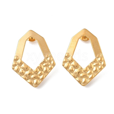 304 Stainless Steel Stud Earrings Findings EJEW-R151-01G-06-1