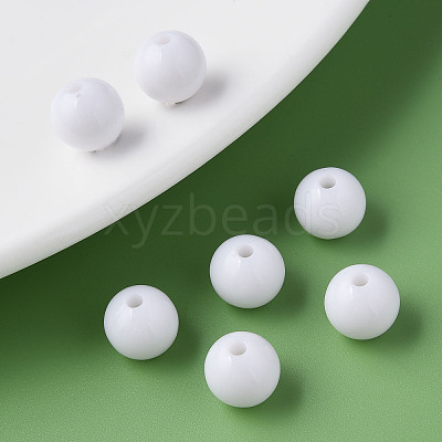 Opaque Acrylic Beads LS-X-MACR-S370-C10mm-01-1