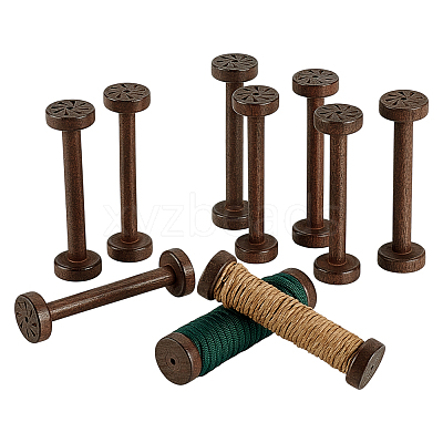 Wooden Bobbins LS-AJEW-WH0031-47B-1