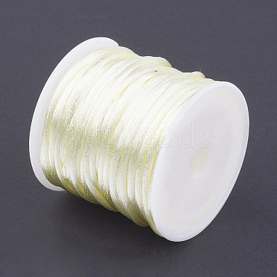 Nylon Satin Rattail Cords NWIR-L006-1mm-32-1