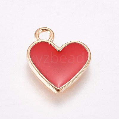 Alloy Enamel Charms X-PALLOY-F248-061LG-03-1