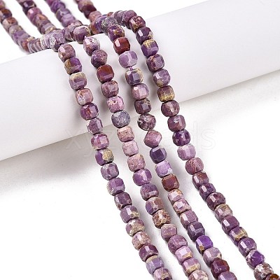 Natural Lepidolite Beads Strands G-N342-140-1