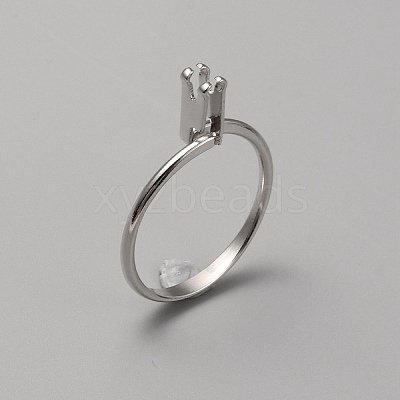 Aluminium Alloy Finger Rings Components FIND-WH0111-275A-P-1